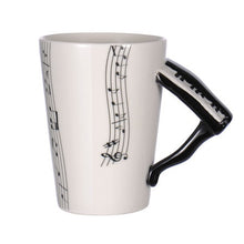 Load image into Gallery viewer, Guitar Ceramic Cup Personality Music