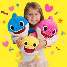 Load image into Gallery viewer, Soft Dolls Baby Cartoon Shark Toys With Music