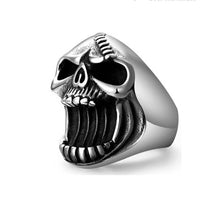 Load image into Gallery viewer, Skull Gothic Skeleton Punk Men&#39;s Rings