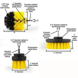 Power Scrubber Brush Set for Bathroom