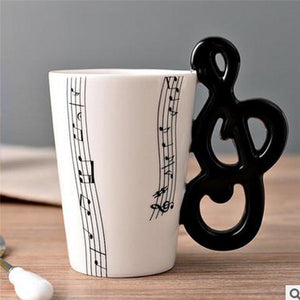 Guitar Ceramic Cup Personality Music