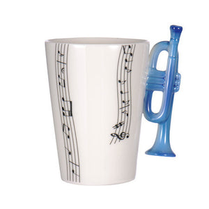 Guitar Ceramic Cup Personality Music