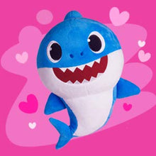 Load image into Gallery viewer, Soft Dolls Baby Cartoon Shark Toys With Music