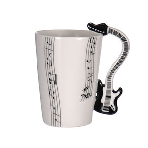 Guitar Ceramic Cup Personality Music