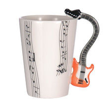 Load image into Gallery viewer, Guitar Ceramic Cup Personality Music