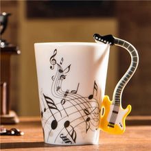 Load image into Gallery viewer, Guitar Ceramic Cup Personality Music