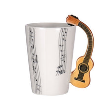 Load image into Gallery viewer, Guitar Ceramic Cup Personality Music