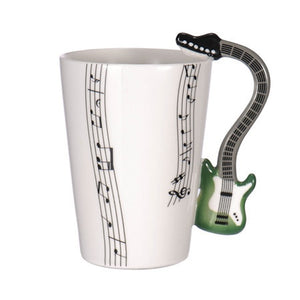 Guitar Ceramic Cup Personality Music