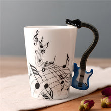 Load image into Gallery viewer, Guitar Ceramic Cup Personality Music