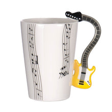 Load image into Gallery viewer, Guitar Ceramic Cup Personality Music