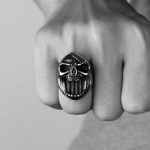 Skull Gothic Skeleton Punk Men's Rings