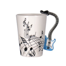 Load image into Gallery viewer, Guitar Ceramic Cup Personality Music